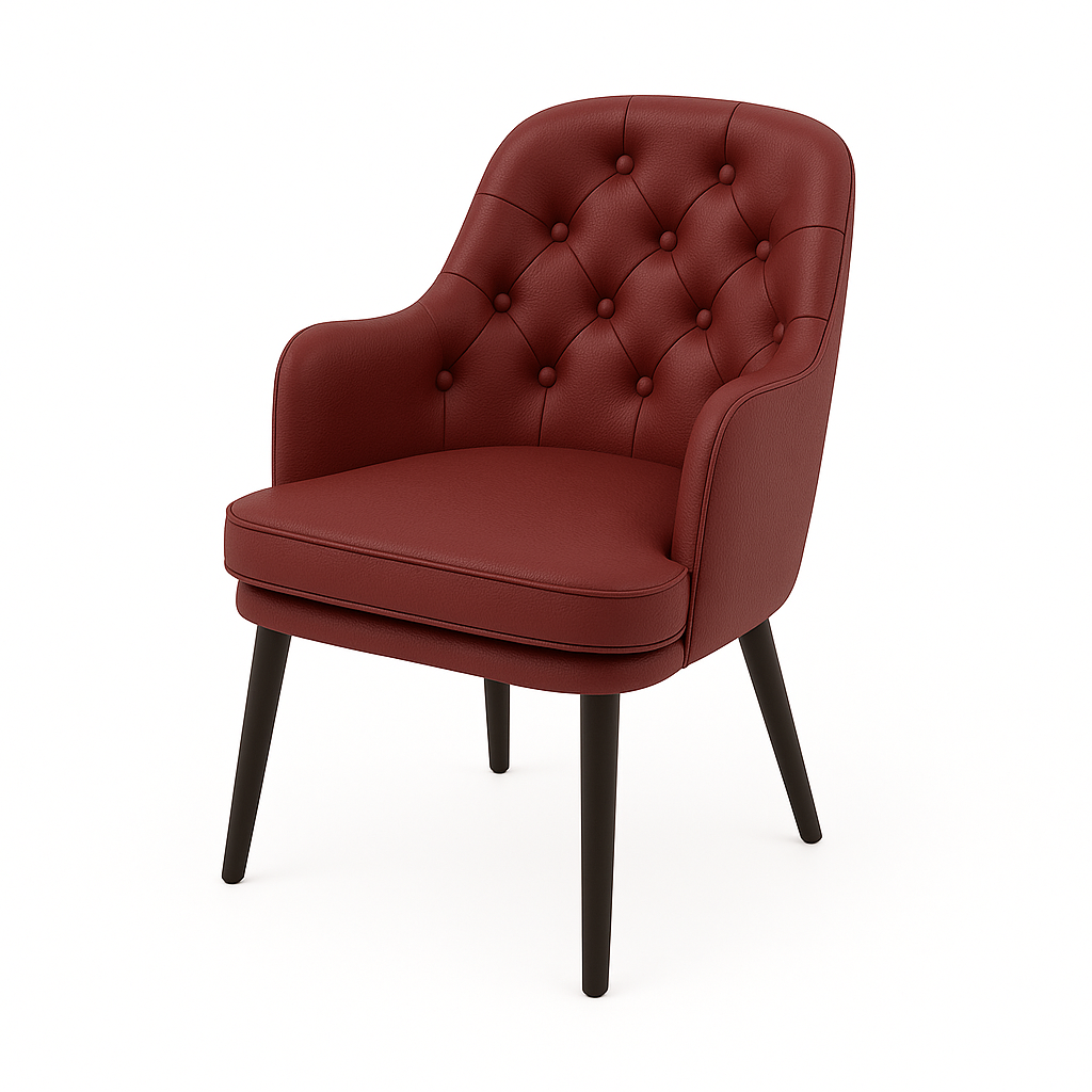 Stuhl aus Naturleder | Modell MATEO DINING