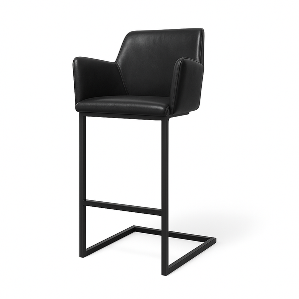 Barhocker aus Leder | Modell GIAN
