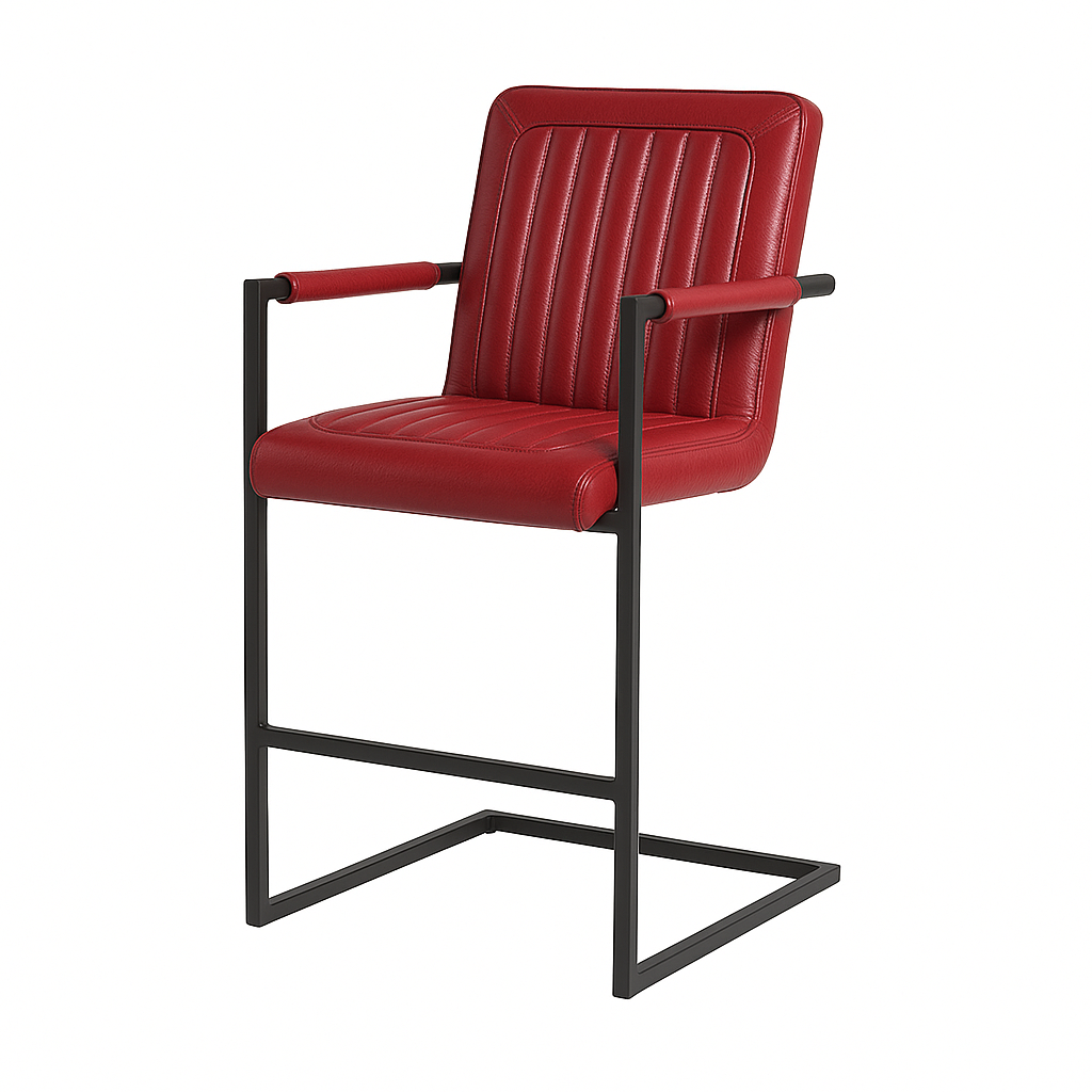 Barhocker aus Leder | Modell TRUMP