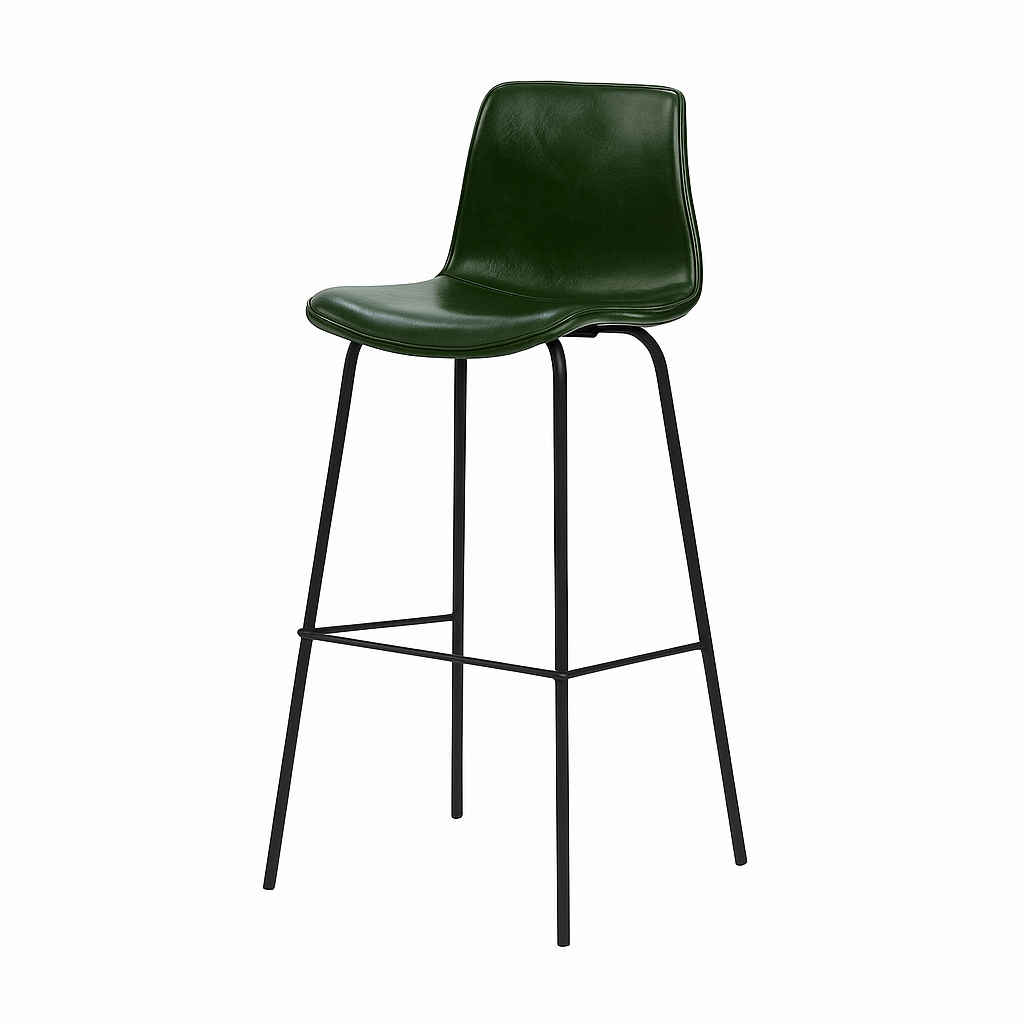 Barhocker aus Leder | Modell SIMONA