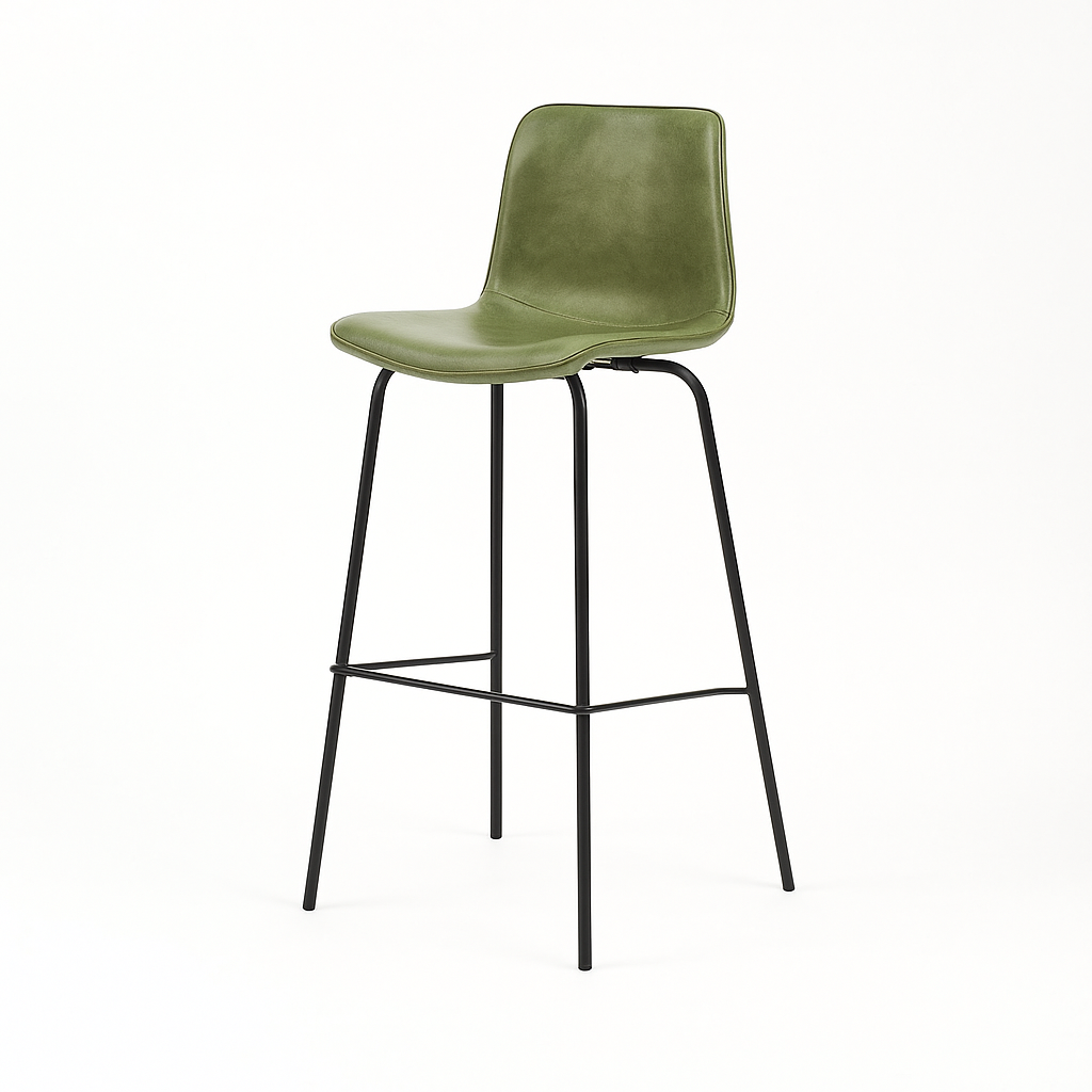 Barhocker aus Leder | Modell SIMONA