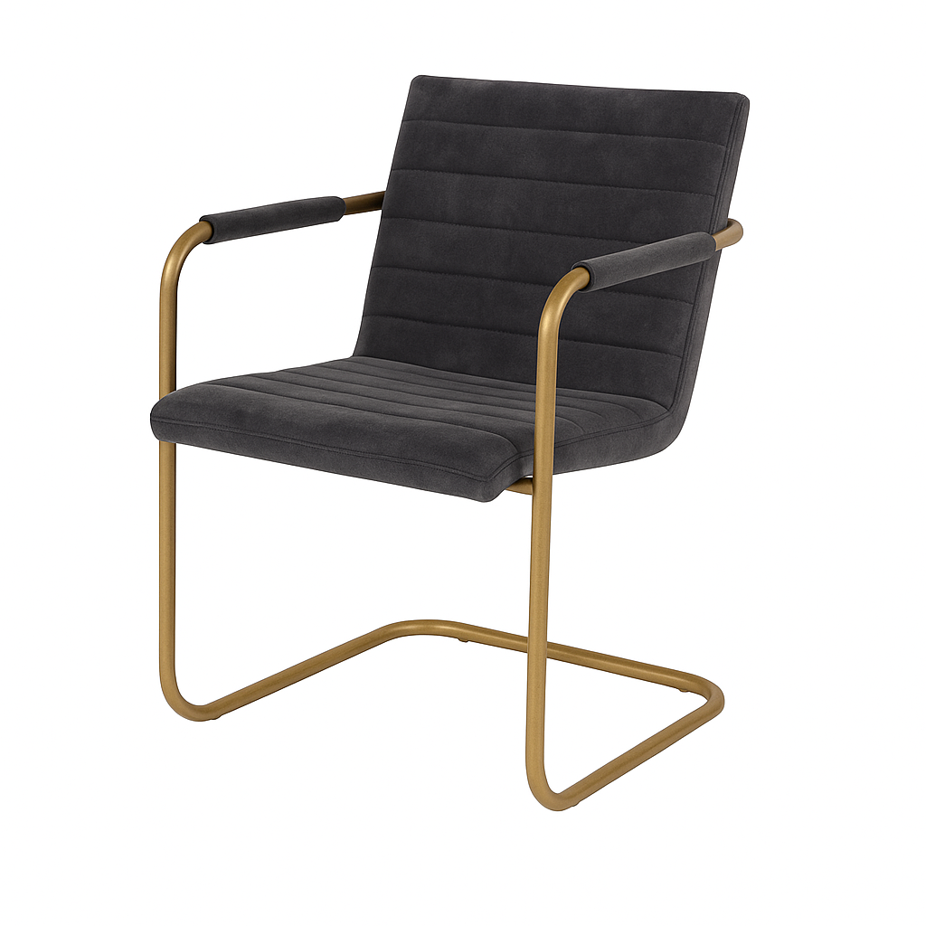 Küchenstuhl aus Samt | Modell ROTON